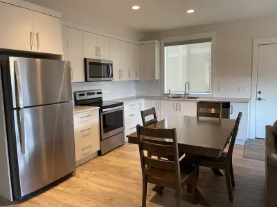 Available: June 2026 Beautiful 1-bedroom, ground-level walkout legal suite located in the highly des...