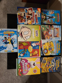 Assorted Kids DVDs, Rugrats, Magic School Bus, Seuss