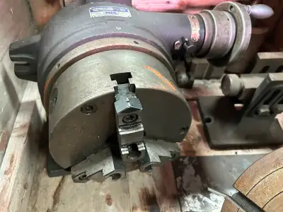 Milling machine 8” dia STM Rotary table with 8” 3 jaw chuck, horiz/ vert, tailstock Colborne Ontario