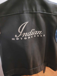 Vintage Indian motorcycle vest