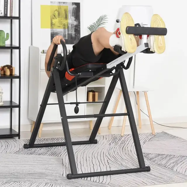 Folding Inversion Table, 20°/40°/60° Adjustable, with Safety Bel in Health & Special Needs in Markham / York Region - Image 2