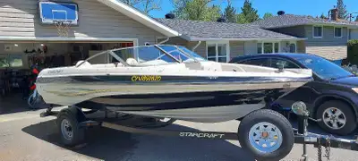 Up for sale is our 2008 Starcraft bowrider/fish and ski. This boat is equipped with a 190hp 4.3 litr...