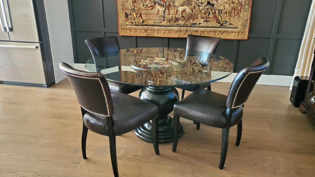 Glass top dining table in Dining Tables & Sets in Victoria