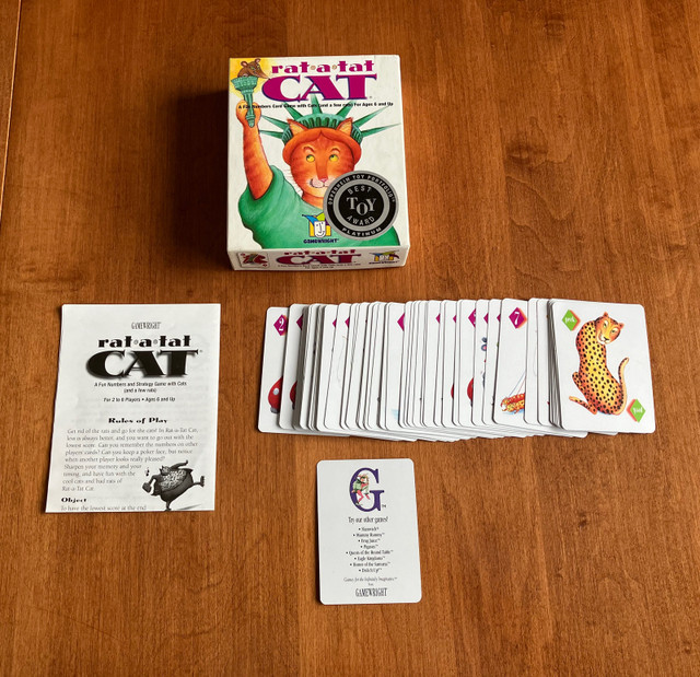 Rat-a-Tat Cat Game by Gamewright, Complete dans Jouets et jeux  à Ville de Montréal
