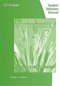 New Student Solution Manual Chemical Principles, 8th Edition