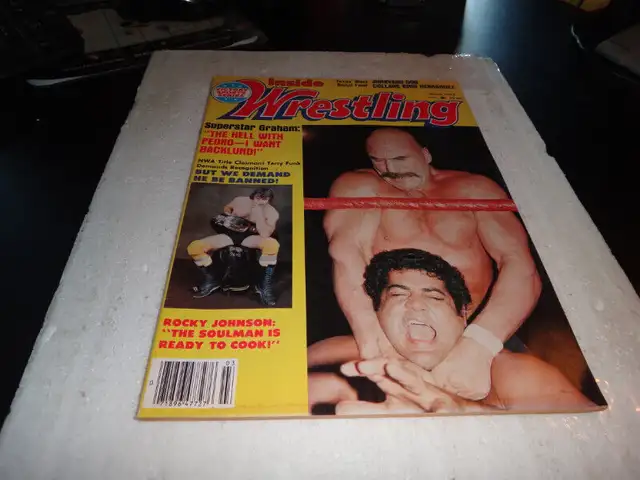 inside wrestling magazine 1983  wwe wwf  see inside the one avai in Arts & Collectibles in Victoriaville - Image 5