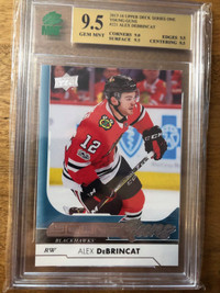 2017-18 YG ALEX DEBRINCAT #221  Rookie MNT GEM 9.5