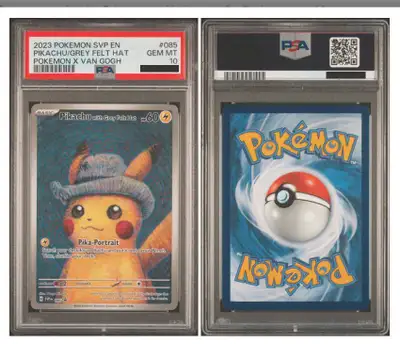 Pikachu with Grey Felt Hat #85 Pokemon Promo - PSA Graded 10, View more