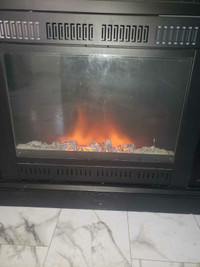 Fireplace with heater