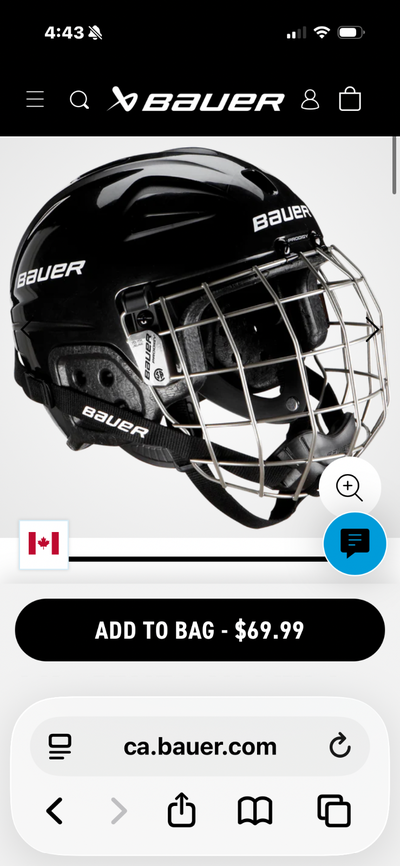 Bauer Lil sport youth child helmet, View more