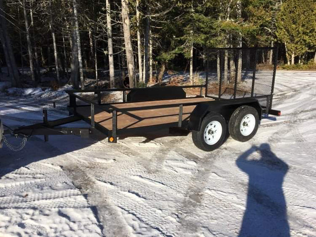 Custom built side by side utility trailers and repairs  in Cargo & Utility Trailers in La Ronge - Image 3
