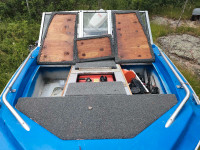 15.5 larson, 40 hp johnson, trailer for 16 foot boat