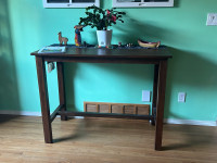 Solid Wood Bar Height Table