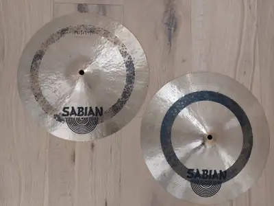15'',14'' Sabian hi hats . For your drums in Drums & Percussion, View more