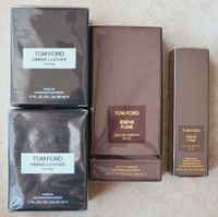Tom Ford perfumes for sale- Ombre Leather and Ebene Fume