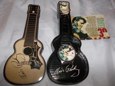 ELVIS PRESLEY WATCH & GUITAR CASE, View more