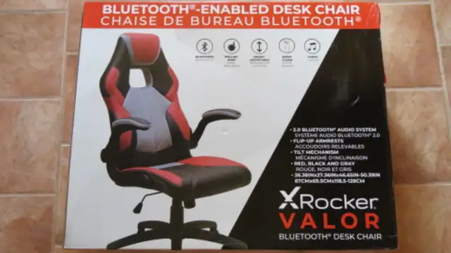 X Rocker Valor 2.0 Ergonomic Adjustable Swivel PC Gaming/Office in Chairs & Recliners in Cranbrook - Image 4