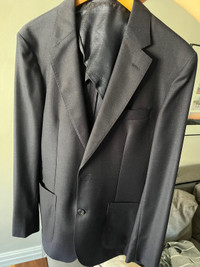 Hardy Amies Navy Blue Suit Jacket