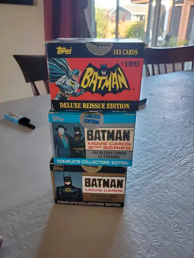 Batman collector cards