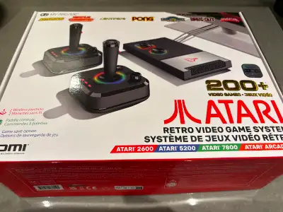 My Arcade Atari Game Station Pro for $75 Atari Video Game Console with 200+ Games, Wireless Joystick...