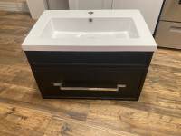 High end modern sink