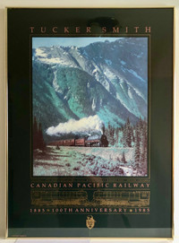 1985: TRAINS- Canadian Pacific Railway Framed Print