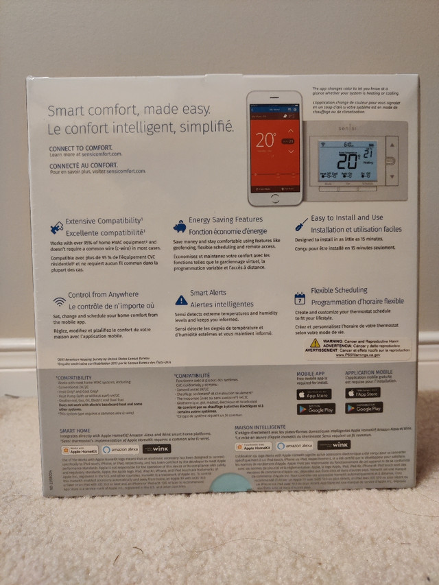 Emerson Sensi Smart Thermostat in General Electronics in Mississauga / Peel Region - Image 4