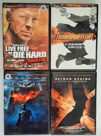 Films DVD $2 ch. ou $25 le lot