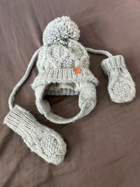 Knitted Baby hat and mittens SUPERCUTE