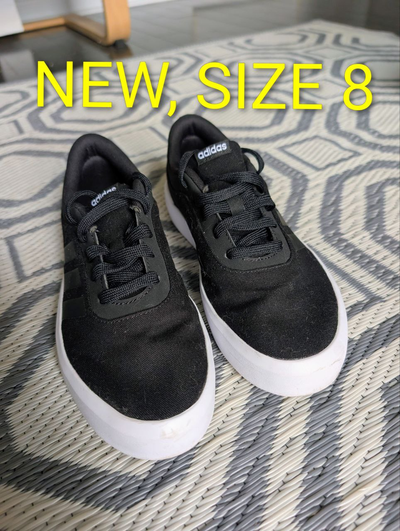 New Adidas female flat shoes size 8, View more