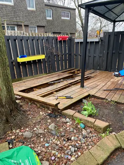 Junk removal & deck/shed demolition call/text3437776632 Junk removal and moving services all around...