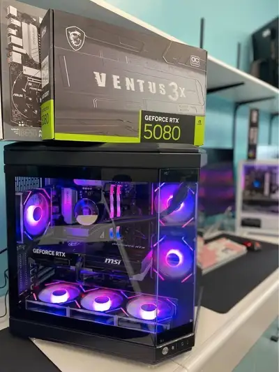 Brand New HIGH-END RTX 5080 Build with AMD 9800X3d, View more