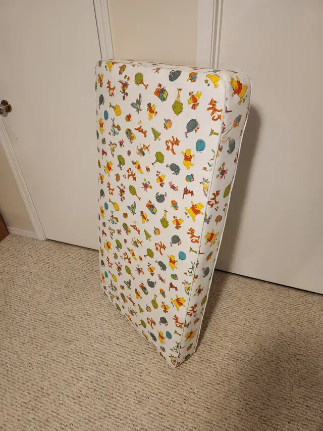 Vinyl Covered Baby Crib Mattress in Cribs in Edmonton - Image 2