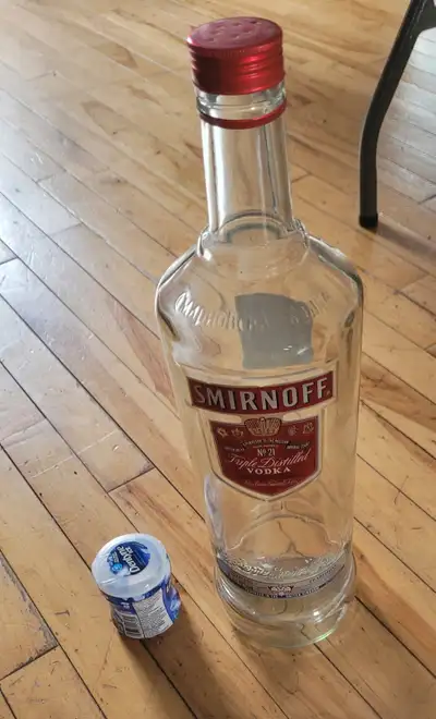 RARE RED LABLE BOTTLE WITH CAP, View more