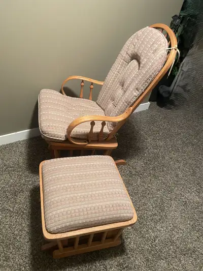 rocking chair with foot stand, View more