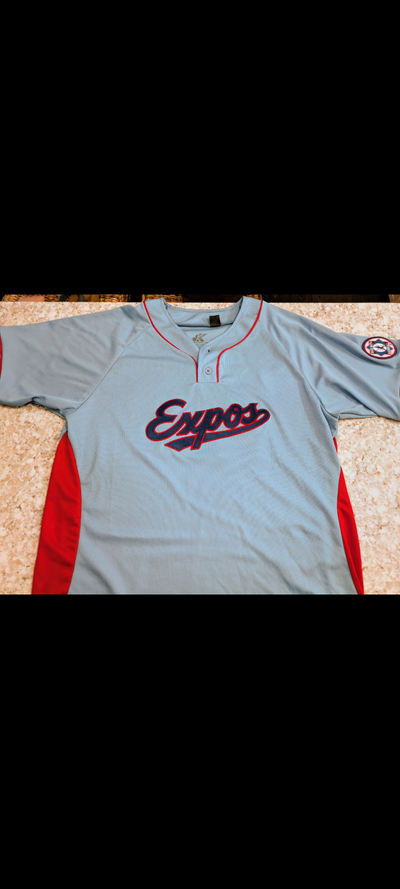 Mens XL baby blue Expos jersey - like new condition - $20, View more
