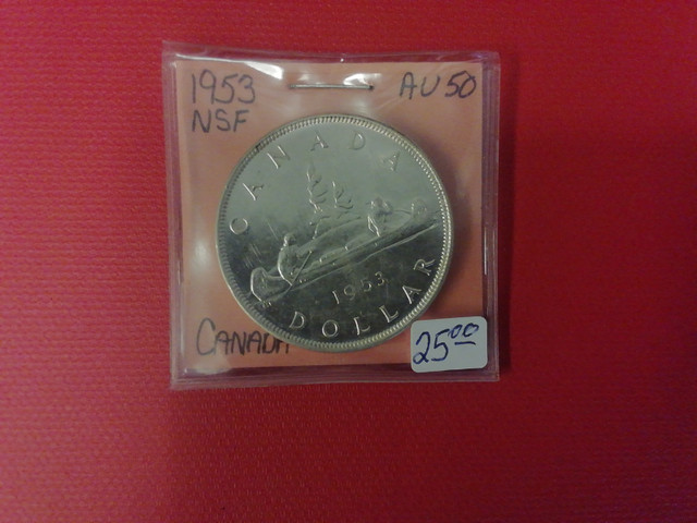 1953 Canada $1 Silver Coin in Arts & Collectibles in Mississauga / Peel Region