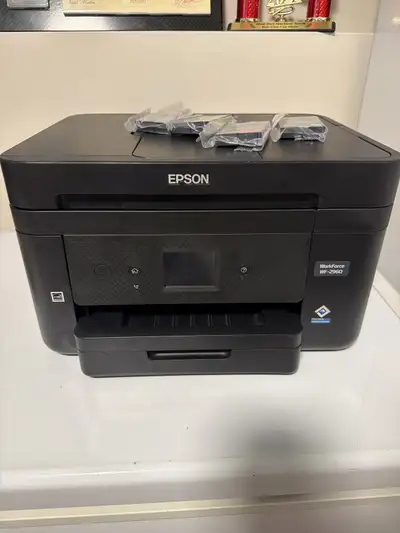 Perfect condition, works perfect, new ink cartridges. Just don’t need anymore