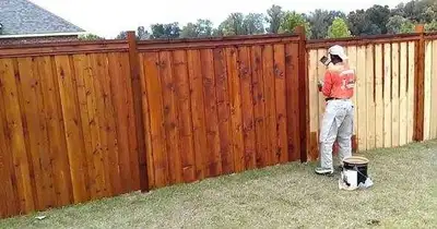 Raw Wood Fence Staining, View more