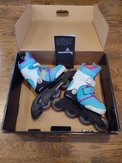 Girls' Adjustable Inline Skates in Great Condition, View more