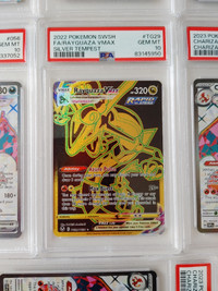 2022 PSA 10 Pokemon SWSH FA/Rayquaza V/Max Silver Tempest #TG29