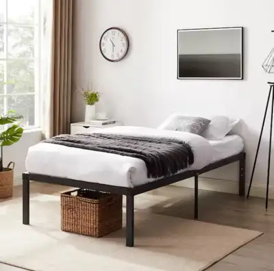 FINAL PRICE DROP New Twin XL Bed Frame AND Mattress, View more