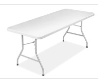 Table pliante économique - 72 x 30 po, blanc