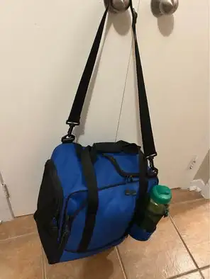 Sport gear bag $55 blue & black duffle gym bag carry on luggage, View more