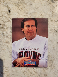 Bill Belichick Football Card