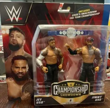Jimmy & Jey Uso WWE Mattel Championship Showdown Figure Set New, View more