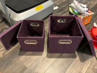 Set of storage boxes for sale for $10