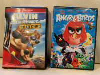 Alvin Chipmunks Road Chip Angry Birds DVD