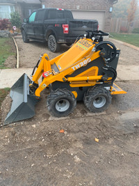 Post hole machine, mini skid steer rentals 