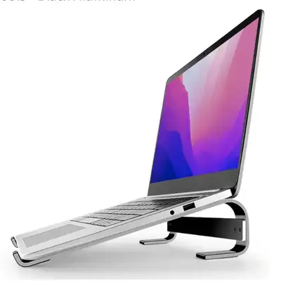 Aluminum Ergonomic Laptop Riser Stand, View more